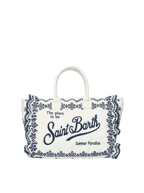 Borsa Vanity Volant in cotone Sangallo Mc2 Saint Barth | VANI002902534L